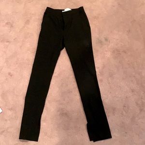 NEVER WORN Zara Split hem black dress pants